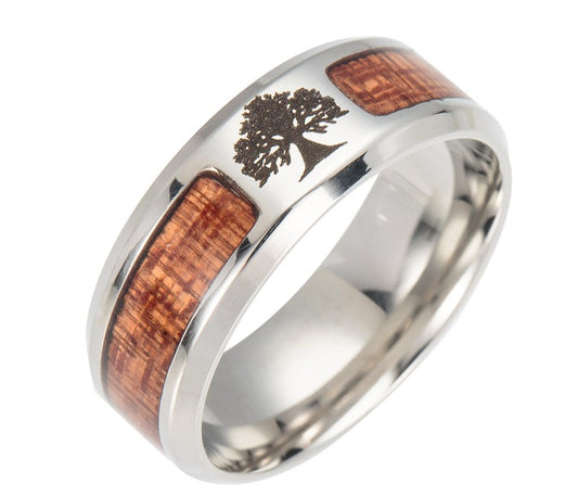 Precious Iron Crest Ring