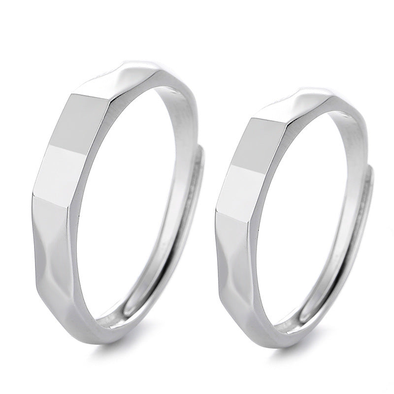 Sterling Silver Ring with Secret Love Detail