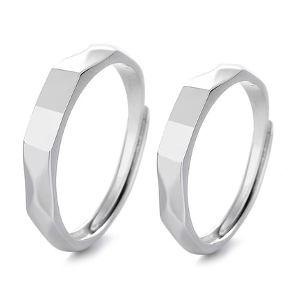 Sterling Silver Ring with Secret Love Detail