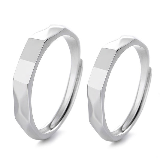 Sterling Silver Ring with Secret Love Detail
